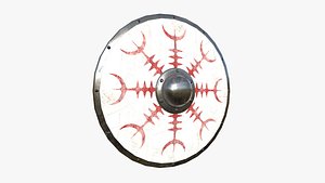 3D Viking Shield A19 Helm of Awe - Character Weapon Design model