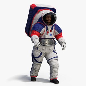 Spacesuit NASA Astronaut xEMU Walking Pose