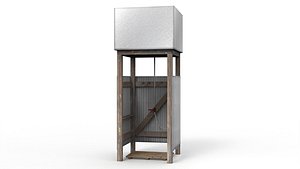 Village shower Cabin 3D