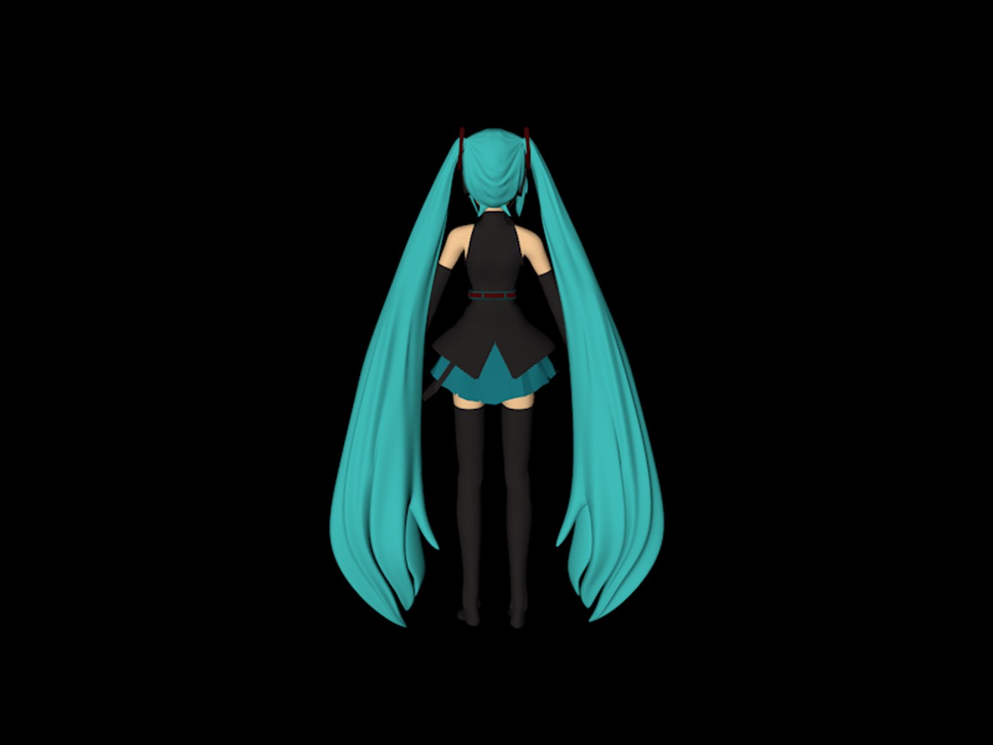 Free Hatsune Miku 3d Model