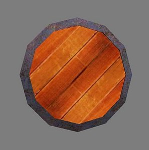 3d warrior shield