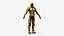Futuristic Armored Cyborg Yellow
