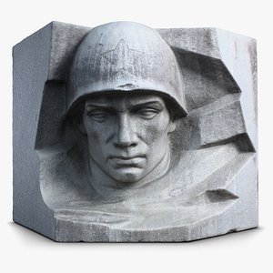 3ds russian soldier sculpture