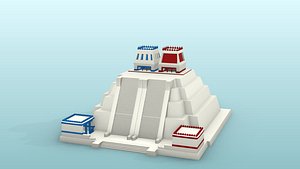Low Poly Templo Mayor
