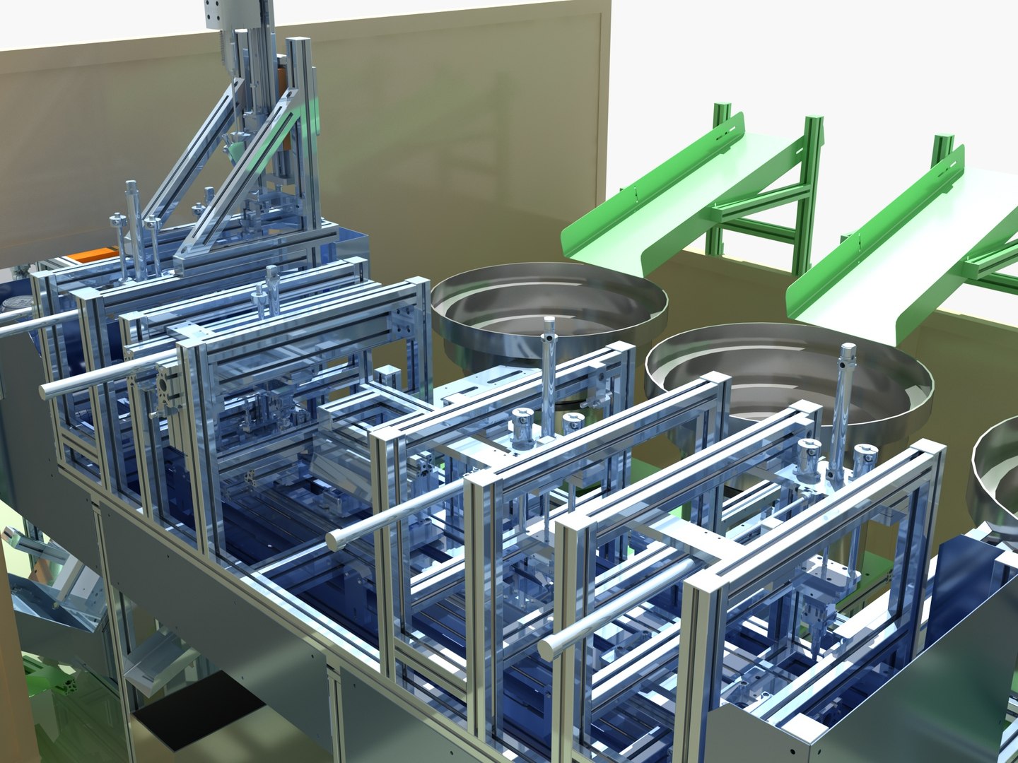 3D Industrial Equipment 37 - Automatic Assembly Line - TurboSquid 2163337