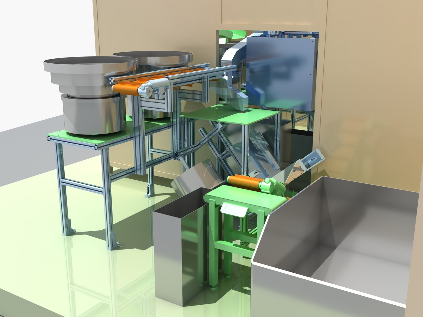 3D Industrial Equipment 37 - Automatic Assembly Line - TurboSquid 2163337
