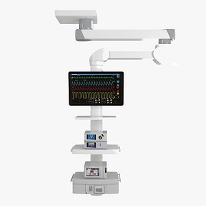 Column and Supply head 3D model