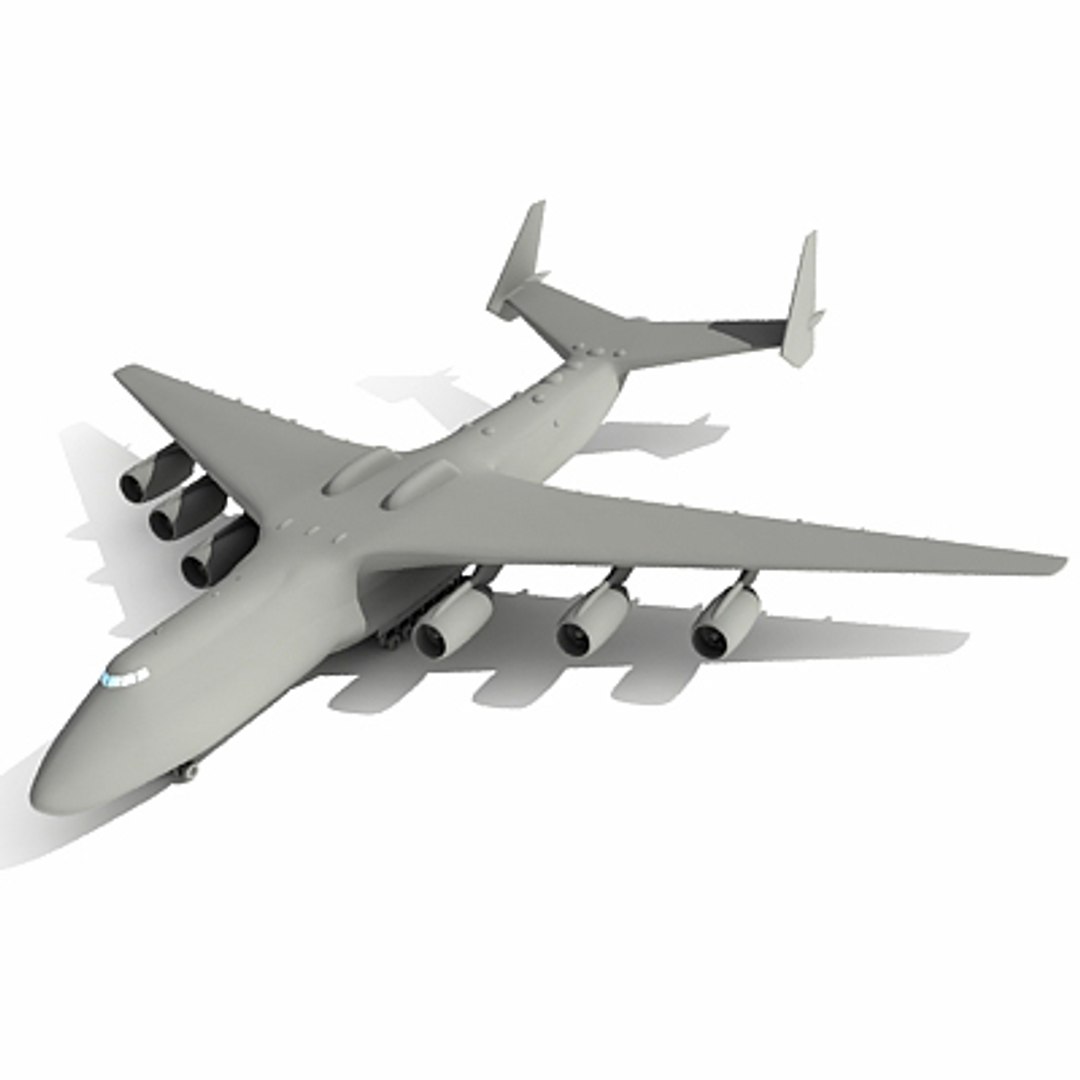 3d Model Of Antonov An-225 Mriya