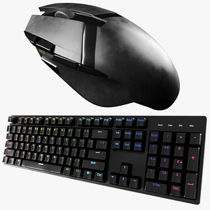 Gaming Keyboard Mouse 3D