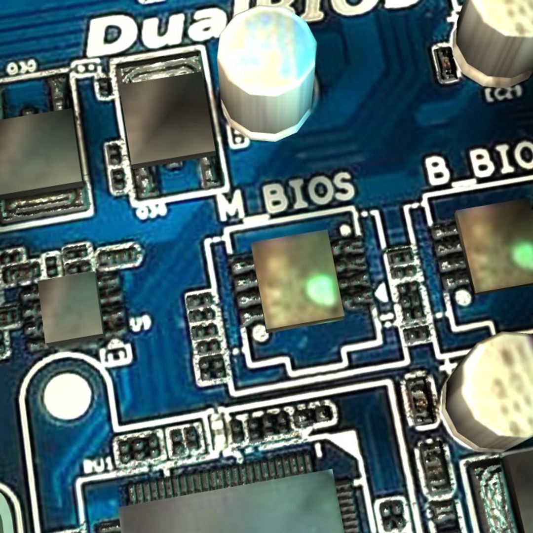 3d Model Of Socket Am3 Amd Motherboard