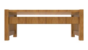 3D Coffee Table Length -46 inches    Width  -22 inches Height -18