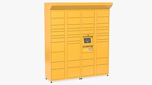 Gym and Delivery Lockers Bundle 3D model