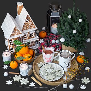 gingerbread house 3D