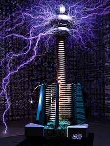 3ds max tesla coil