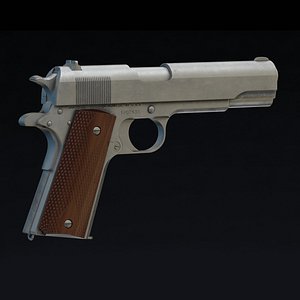 3D model Dan Wesson M1911 ACP Low Poly
