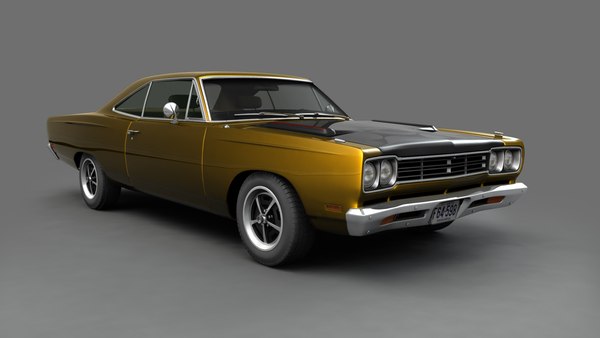 Plymouth Road Runner 1969 3D model - TurboSquid 1741468