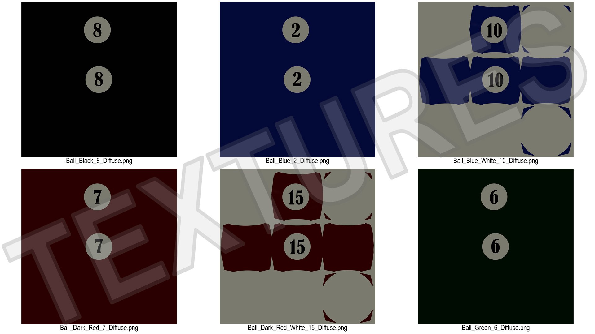 3D Billiard Balls Set https://p.turbosquid.com/ts-thumb/eh/18FMsd/t4/billiardballssetmb3dmodel017/jpg/1718823838/1920x1080/fit_q87/54c7bfdbdf6796381a51085c9f89cb99027d8e82/billiardballssetmb3dmodel017.jpg