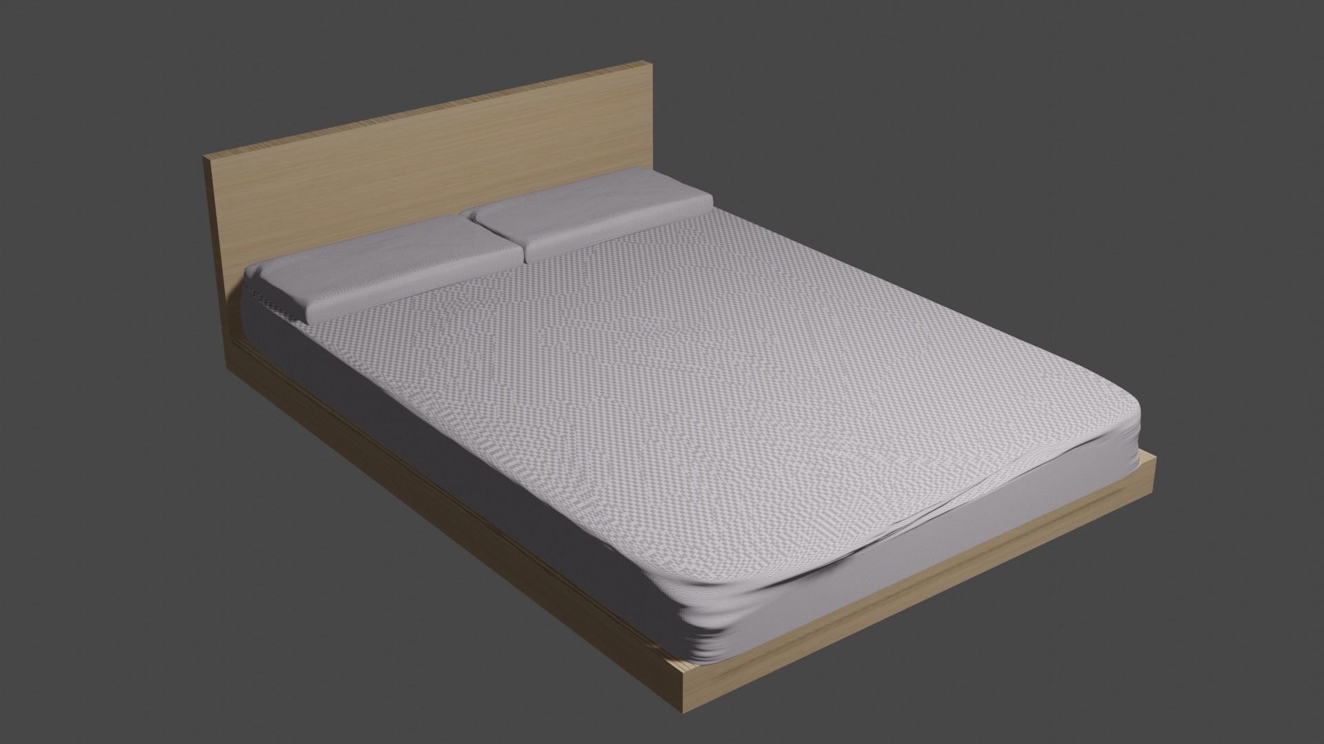 Bed Model - TurboSquid 1840598