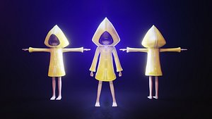 animation rig 3D model