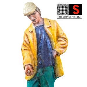 3d statue lunapark 8k model