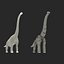 Brachiosaure rigged