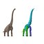 Brachiosaure rigged