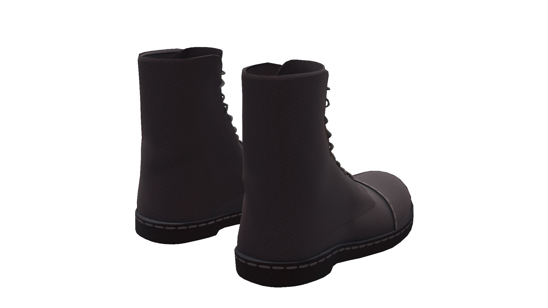 3D Boots Low Poly 3D Model - TurboSquid 2336087