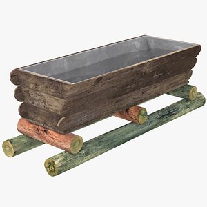 3D Far West Water Trough