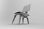 Plywood Armchair 3D model