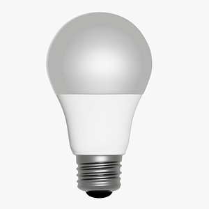 3D light bulb led model