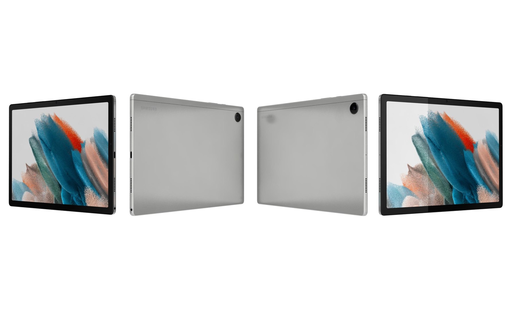 Samsung Galaxy Tab A8 Silver 3D model https://p.turbosquid.com/ts-thumb/eh/ZXfRob/SM/4/jpg/1641206061/1920x1080/fit_q87/f36a0502e82a993aac924268333caef0ceebdda0/4.jpg