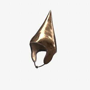 Ancient Helmet Babylonian 3D Model Game Ready PBR Low Poly 3D model