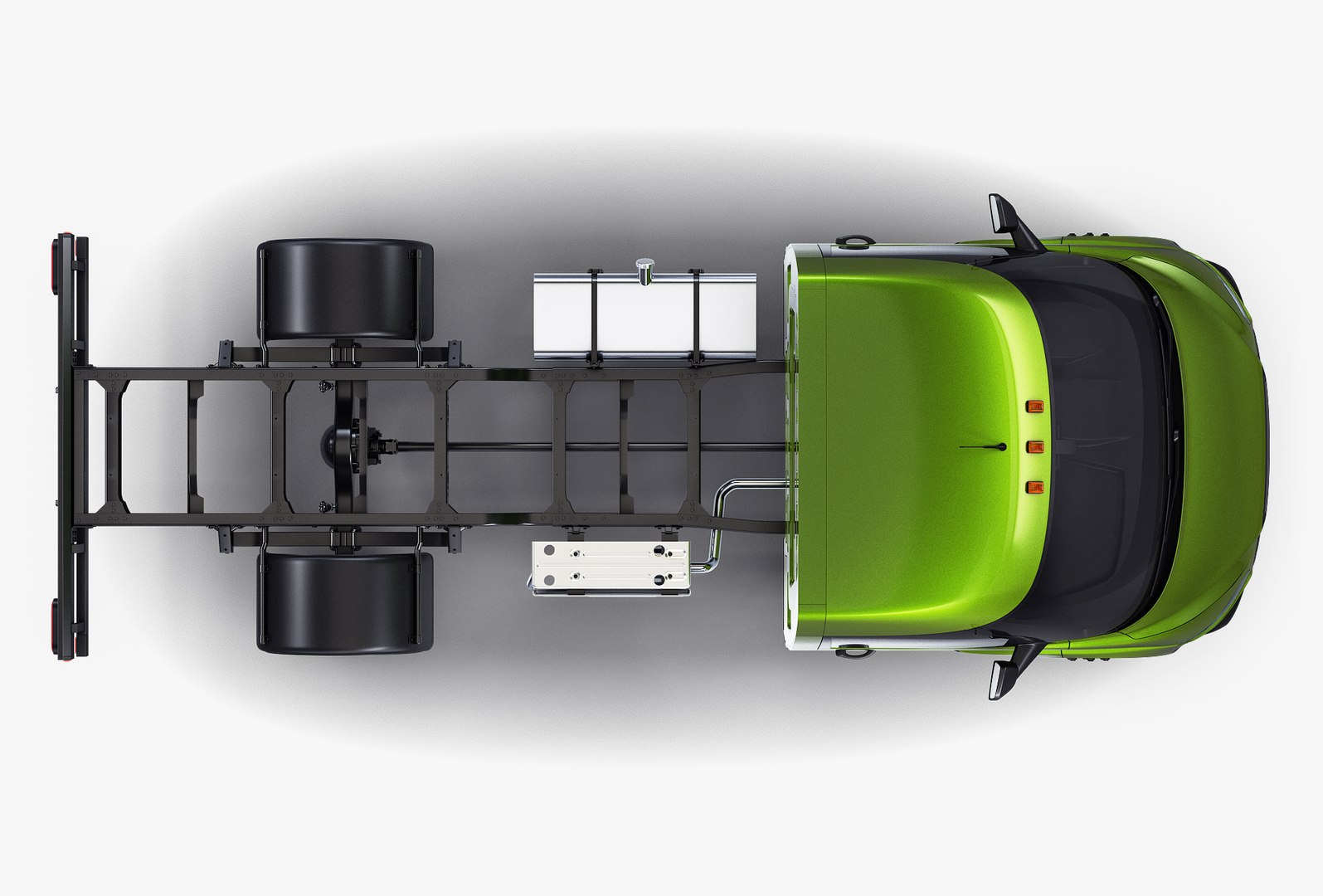 3D Generic Truck Chassis Frame M 2 - TurboSquid 2043203