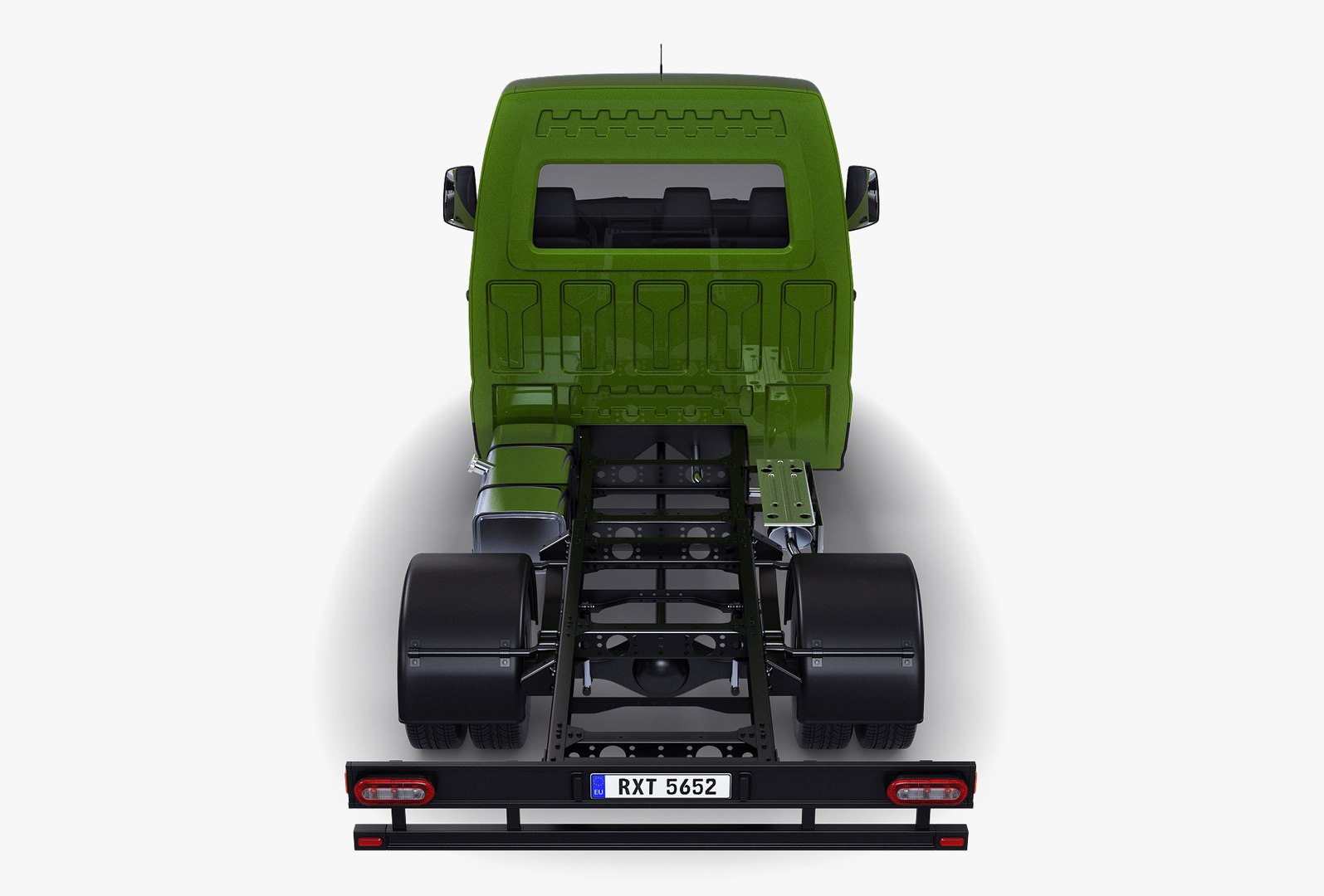 3D Generic Truck Chassis Frame M 2 - TurboSquid 2043203