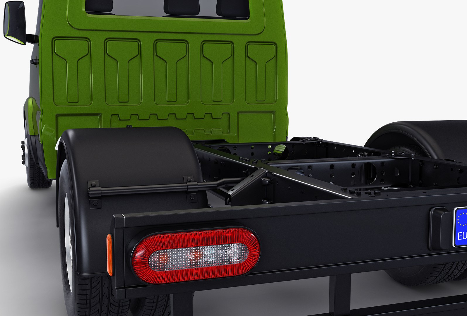 3D Generic Truck Chassis Frame M 2 - TurboSquid 2043203