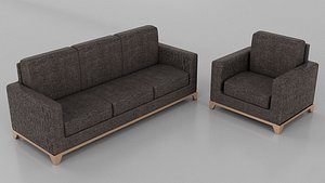 3D sofa 3 seater