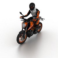 KTM 390 Duke 2017 biker