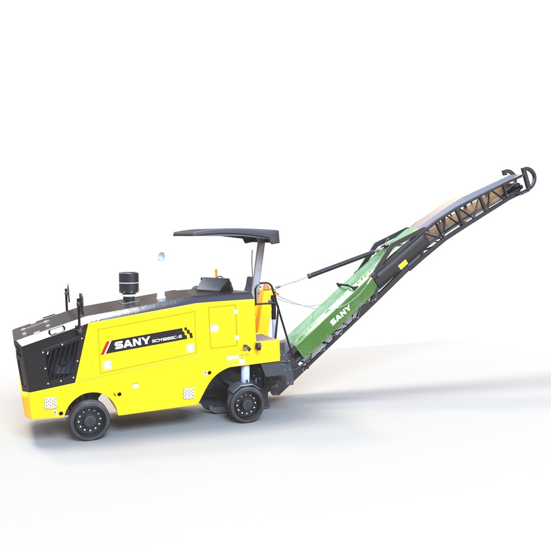 Asphalt Milling Machine 2 Model TurboSquid 2004239