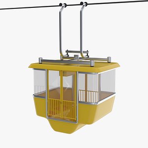 3D model Cableway Car