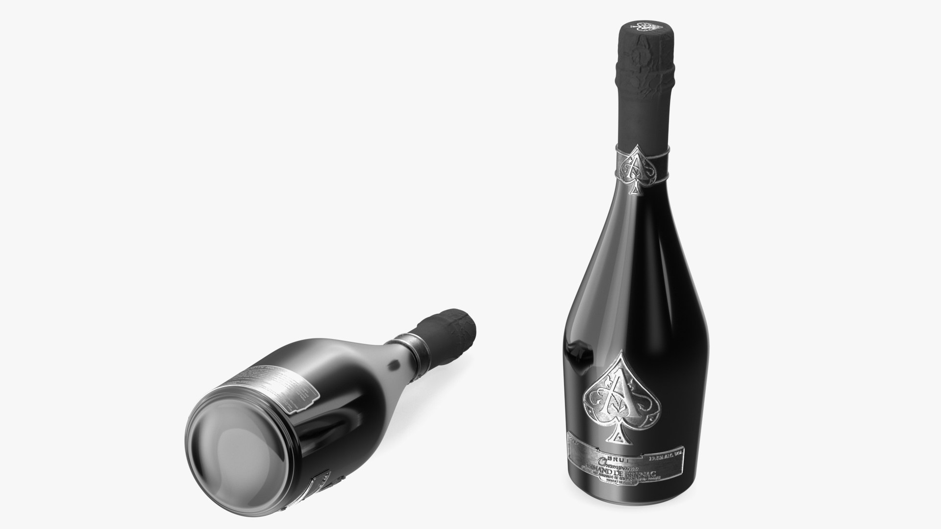 Armand de Brignac Ace of Spades Blanc de Blanc 3D model preview