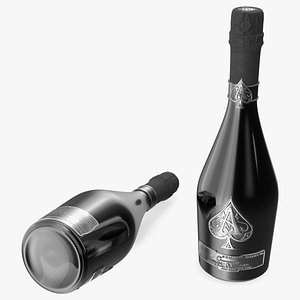 Armand de Brignac Ace of Spades Blanc de Blanc 3D