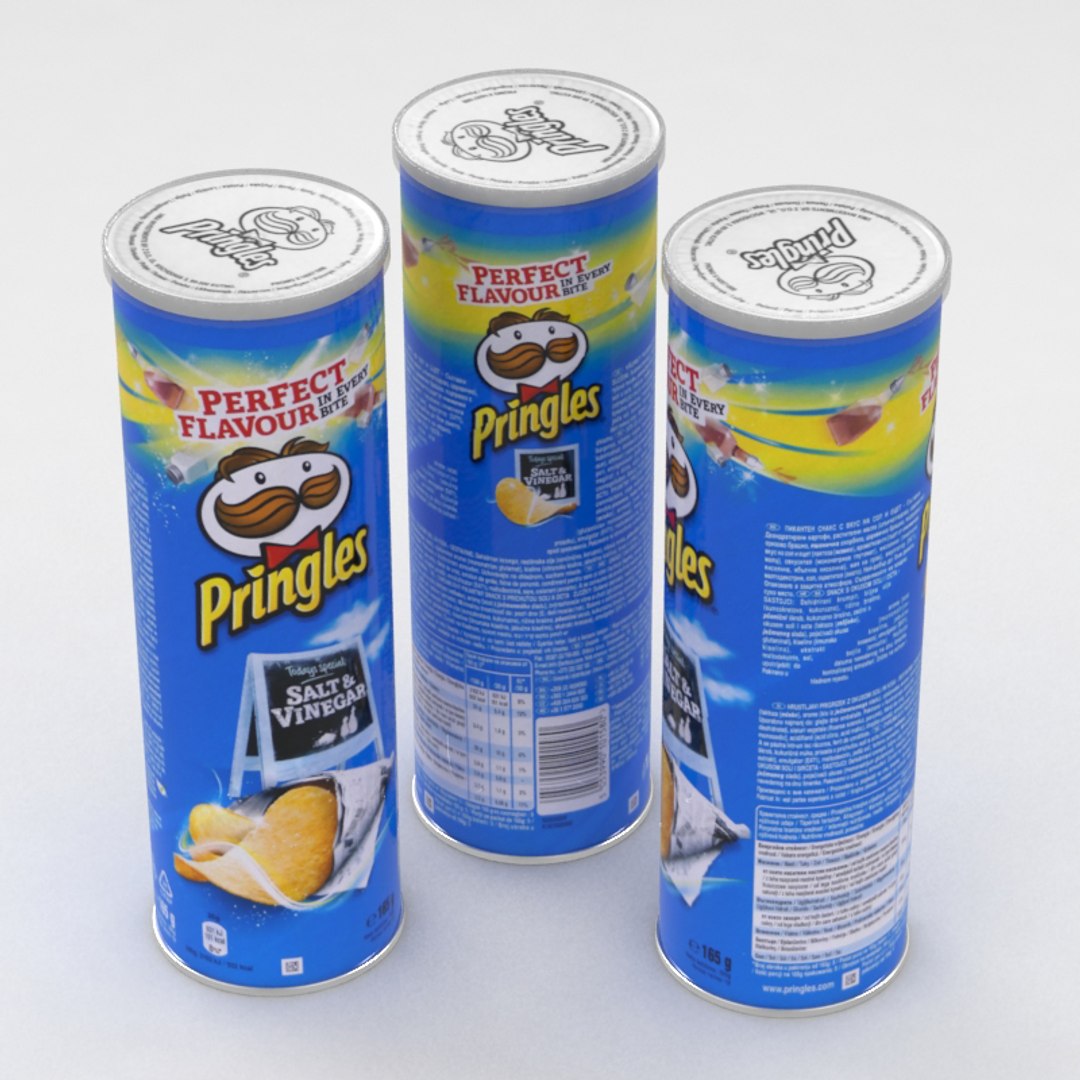 Pringles Chips Snack Model - TurboSquid 1287673