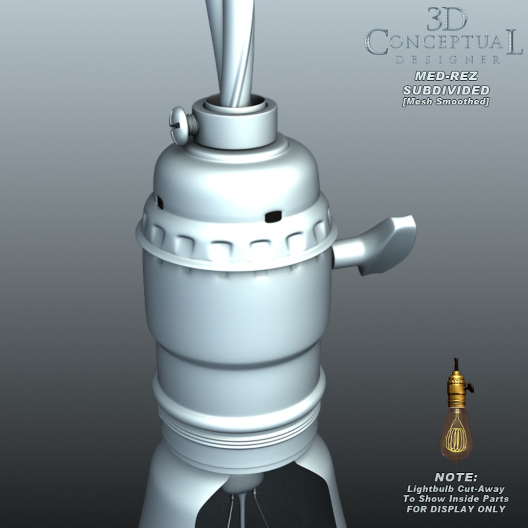 3d model light socket vintage bulb https://p.turbosquid.com/ts-thumb/eh/vgKlqj/dBBR9CRc/electrical_vintage_hanginglightbulbnsocket1_thumbnail09/jpg/1367863655/1920x1080/fit_q87/ae90b926a8197a6a54012763b1d28011c6639162/electrical_vintage_hanginglightbulbnsocket1_thumbnail09.jpg
