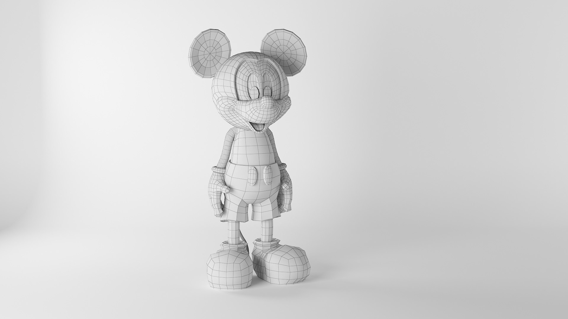 3D Mickey Mouse - TurboSquid 1672319