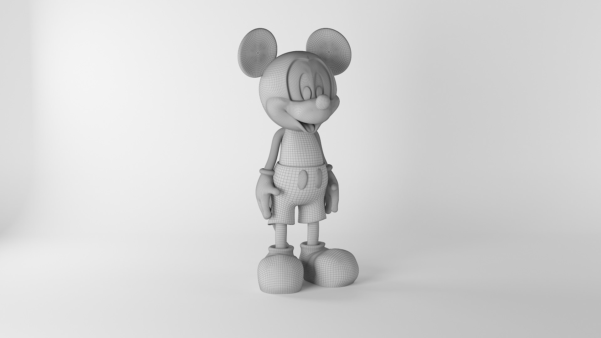 3D Mickey Mouse - TurboSquid 1672319