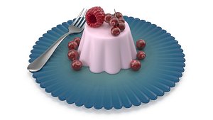 Raspberry Panna Cotta