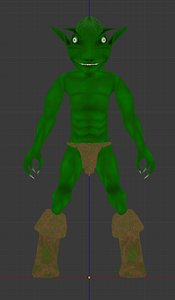 rat warrior 3d model
