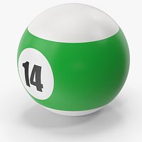 Pool And Snooker Ball 14