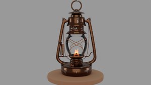 Old lantern 3D model