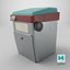 3D Ticket Machine 01 b model